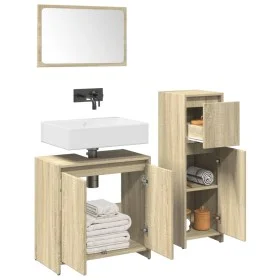 3-teiliges Badezimmermöbelset aus Eichenholz-Sonoma-Sperrholz. von , Badezimmermöbel - Ref: Foro24-3324973, Preis: 98,36 €, R...