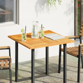 Solid acacia wood square table top 80x80x2.2 cm by , Table tops - Ref: Foro24-4004256, Price: 96,70 €, Discount: %