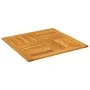 Solid acacia wood square table top 80x80x2.2 cm by , Table tops - Ref: Foro24-4004256, Price: 94,51 €, Discount: %