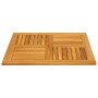 Solid acacia wood square table top 80x80x2.2 cm by , Table tops - Ref: Foro24-4004256, Price: 96,70 €, Discount: %