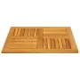 Solid acacia wood square table top 80x80x2.2 cm by , Table tops - Ref: Foro24-4004256, Price: 94,51 €, Discount: %