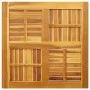 Solid acacia wood square table top 80x80x2.2 cm by , Table tops - Ref: Foro24-4004256, Price: 94,51 €, Discount: %