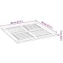 Tablero de mesa cuadrado madera maciza de acacia 80x80x2,2 cm de , Tableros para mesas - Ref: Foro24-4004256, Precio: 94,51 €...