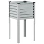 Pflanzgefäß aus verzinktem Stahl 45x45x88 cm von , Töpfe und Pflanzgefäße - Ref: Foro24-4008967, Preis: 41,83 €, Rabatt: %