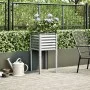 Galvanized steel planter 45x45x88 cm by , Pots and planters - Ref: Foro24-4008967, Price: 41,19 €, Discount: %