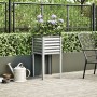 Pflanzgefäß aus verzinktem Stahl 45x45x88 cm von , Töpfe und Pflanzgefäße - Ref: Foro24-4008967, Preis: 41,83 €, Rabatt: %