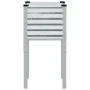 Jardinera de acero galvanizado 45x45x88 cm de , Maceteros y jardineras - Ref: Foro24-4008967, Precio: 41,19 €, Descuento: %