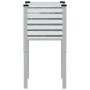 Pflanzgefäß aus verzinktem Stahl 45x45x88 cm von , Töpfe und Pflanzgefäße - Ref: Foro24-4008967, Preis: 41,83 €, Rabatt: %