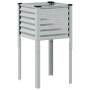 Pflanzgefäß aus verzinktem Stahl 45x45x88 cm von , Töpfe und Pflanzgefäße - Ref: Foro24-4008967, Preis: 41,83 €, Rabatt: %