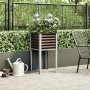 Braune Stahl-Pflanzschale 45x45x88 cm von , Töpfe und Pflanzgefäße - Ref: Foro24-4008965, Preis: 41,83 €, Rabatt: %