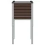 Jardinera de acero marrón 45x45x88 cm de , Maceteros y jardineras - Ref: Foro24-4008965, Precio: 41,19 €, Descuento: %