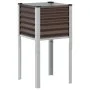 Jardinera de acero marrón 45x45x88 cm de , Maceteros y jardineras - Ref: Foro24-4008965, Precio: 41,19 €, Descuento: %