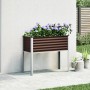 Braune Stahl-Pflanzschale 100x41x90 cm von , Töpfe und Pflanzgefäße - Ref: Foro24-4008971, Preis: 57,20 €, Rabatt: %
