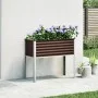 Braune Stahl-Pflanzschale 100x41x90 cm von , Töpfe und Pflanzgefäße - Ref: Foro24-4008971, Preis: 55,51 €, Rabatt: %