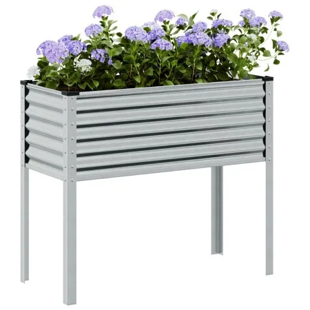 Pflanzgefäß aus verzinktem Stahl 100x41x90 cm von , Töpfe und Pflanzgefäße - Ref: Foro24-4008973, Preis: 57,28 €, Rabatt: %