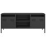 TV stand made of black cold-rolled steel 101.5x39x43.5 cm by , TV Furniture - Ref: Foro24-851298, Price: 84,78 €, Discount: %