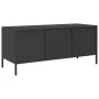 TV-Möbel aus schwarzem kaltgewalztem Stahl 101,5x39x43,5 cm von , TV-Möbel - Ref: Foro24-851226, Preis: 88,56 €, Rabatt: %
