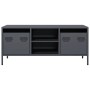 TV-Möbel aus kaltgewalztem Stahl in Anthrazit 101,5x39x43,5 cm von , TV-Möbel - Ref: Foro24-851300, Preis: 89,15 €, Rabatt: %