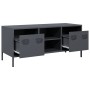 TV-Möbel aus kaltgewalztem Stahl in Anthrazit 101,5x39x43,5 cm von , TV-Möbel - Ref: Foro24-851300, Preis: 89,15 €, Rabatt: %