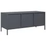 TV-Möbel aus kaltgewalztem Stahl in Anthrazit 101,5x39x43,5 cm von , TV-Möbel - Ref: Foro24-851300, Preis: 88,32 €, Rabatt: %