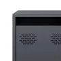 TV-Möbel aus kaltgewalztem Stahl in Anthrazit 101,5x39x43,5 cm von , TV-Möbel - Ref: Foro24-851300, Preis: 88,32 €, Rabatt: %
