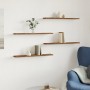 Wall shelves 4 units aged engineered wood 60x20x1.5 cm by , Closets and storage - Ref: Foro24-856297, Price: 30,94 €, Discoun...