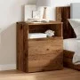 Nachttisch aus gealtertem Ingenieurholz 50x32x60 cm von , Nachttische - Ref: Foro24-856564, Preis: 52,19 €, Rabatt: %