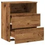 Nachttisch aus gealtertem Ingenieurholz 50x32x60 cm von , Nachttische - Ref: Foro24-856564, Preis: 52,19 €, Rabatt: %