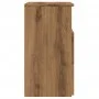 Engineered wood oak artisan bedside table 50x32x60 cm by , Nightstands - Ref: Foro24-856566, Price: 71,52 €, Discount: %