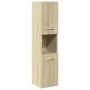 3-piece bathroom furniture set made of Sonoma oak plywood. by , Bathroom furniture - Ref: Foro24-3324992, Price: 91,32 €, Dis...