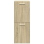 Juego de muebles de baño 4 pzas contrachapada roble Sonoma de , Muebles de baño - Ref: Foro24-3325007, Precio: 160,22 €, Desc...