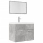 Badezimmermöbel-Set, 2-teilig, aus grauem Beton-Sperrholz. von , Badezimmermöbel - Ref: Foro24-856373, Preis: 68,87 €, Rabatt: %