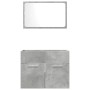 Badezimmermöbel-Set, 2-teilig, aus grauem Beton-Sperrholz. von , Badezimmermöbel - Ref: Foro24-856373, Preis: 68,87 €, Rabatt: %