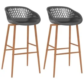 Küchenhocker 2 Stück grau von , Küchenhocker - Ref: Foro24-248154, Preis: 133,81 €, Rabatt: %