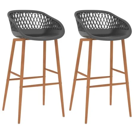 Taburetes de cocina 2 unidades gris de , Taburetes de cocina - Ref: Foro24-248154, Precio: 133,81 €, Descuento: %
