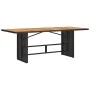 Set de comedor de jardín 9 pzas y cojines ratán sintético negro von , Gartensets - Ref: Foro24-3276862, Preis: 1,00 €, Rabatt: %
