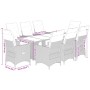 Set de comedor de jardín 9 pzas y cojines ratán sintético negro by , Garden sets - Ref: Foro24-3276862, Price: 1,00 €, Discou...