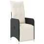 Set de mesa y sillas de jardín 9 pzas y cojines ratán PE negro by , Garden sets - Ref: Foro24-3276986, Price: 1,00 €, Discoun...