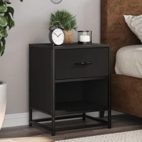 Mesitas de noche 2 uds madera ingeniería negro 40x31x50 cm by , Nightstands - Ref: Foro24-848685, Price: 84,01 €, Discount: %