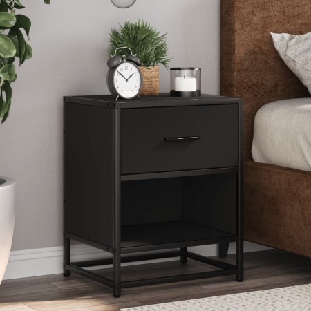 Mesitas de noche 2 uds madera ingeniería negro 40x31x50 cm by , Nightstands - Ref: Foro24-848685, Price: 85,28 €, Discount: %