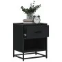 Mesitas de noche 2 uds madera ingeniería negro 40x31x50 cm de , Mesitas de noche - Ref: Foro24-848685, Precio: 84,01 €, Descu...