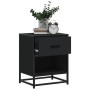 Mesitas de noche 2 uds madera ingeniería negro 40x31x50 cm by , Nightstands - Ref: Foro24-848685, Price: 85,28 €, Discount: %