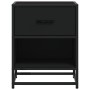 Mesitas de noche 2 uds madera ingeniería negro 40x31x50 cm by , Nightstands - Ref: Foro24-848685, Price: 85,28 €, Discount: %