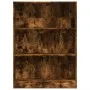 Estantería madera de ingeniería roble ahumado 80x24x109 cm de , Librerías y estanterías - Ref: Foro24-857839, Precio: 58,60 €...