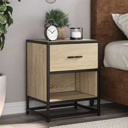 Mesitas noche 2 uds madera ingeniería roble Sonoma 40x31x50 cm de , Mesitas de noche - Ref: Foro24-848687, Precio: 74,02 €, D...