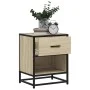 Mesitas noche 2 uds madera ingeniería roble Sonoma 40x31x50 cm de , Mesitas de noche - Ref: Foro24-848687, Precio: 74,02 €, D...