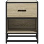 Mesitas noche 2 uds madera ingeniería roble Sonoma 40x31x50 cm de , Mesitas de noche - Ref: Foro24-848687, Precio: 74,83 €