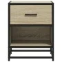 Mesitas noche 2 uds madera ingeniería roble Sonoma 40x31x50 cm de , Mesitas de noche - Ref: Foro24-848687, Precio: 74,02 €, D...