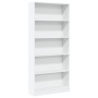 Estantería de madera de ingeniería blanca 80x24x176 cm von , Bücherregale und Regale - Ref: Foro24-857853, Preis: 83,19 €, Ra...