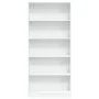 Estantería de madera de ingeniería blanca 80x24x176 cm by , Bookcases and shelves - Ref: Foro24-857853, Price: 80,14 €, Disco...